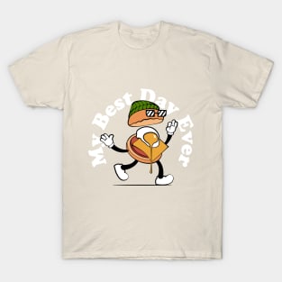 walking burger T-Shirt